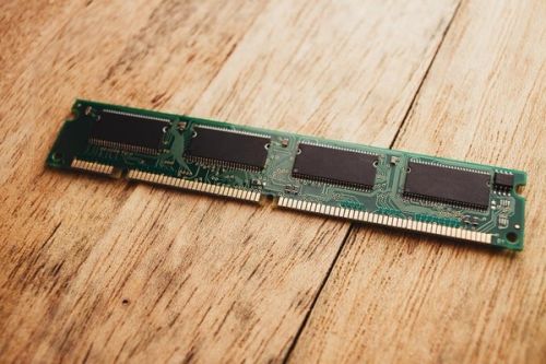 stick of RAM used in servers and computers
