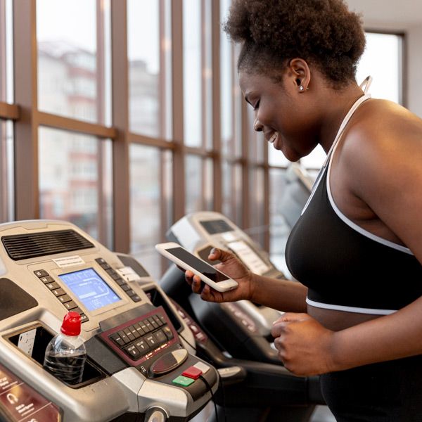 Gym equipment at Market Place Center in Bryant, Arkansas