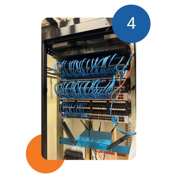 Network cabling cleanup