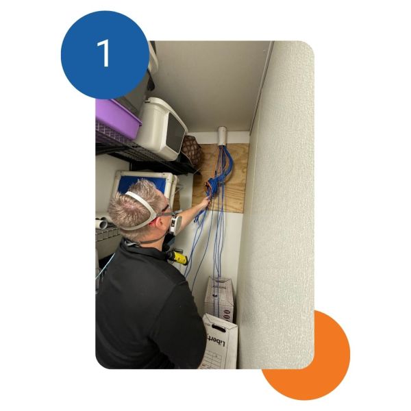 Ceiling Networking Cabling
