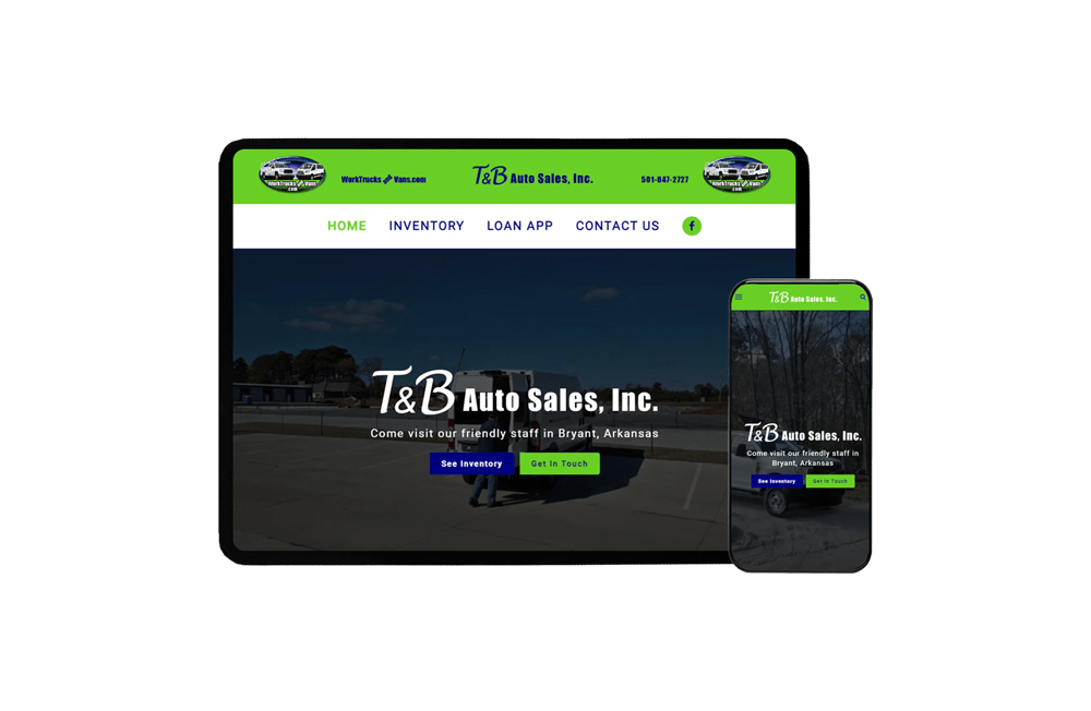 complete custom website in Bryant